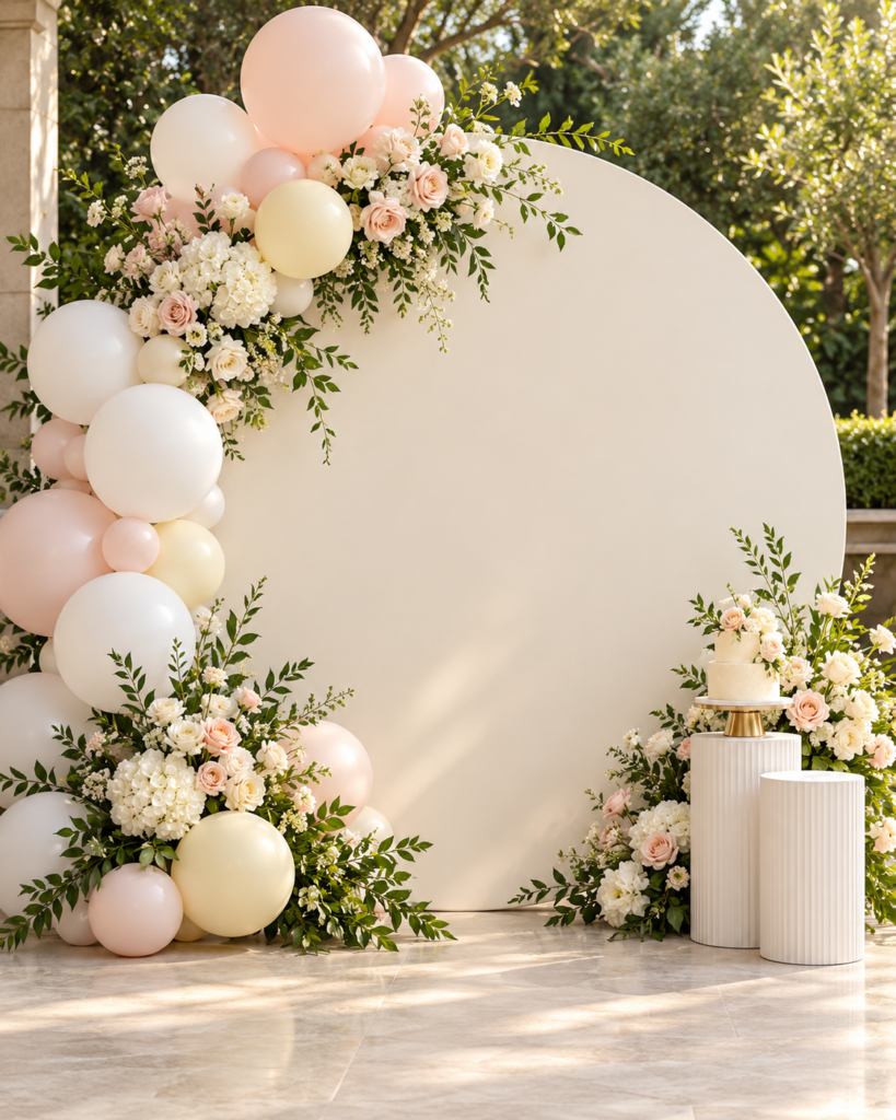 Las Vegas event backdrop setup