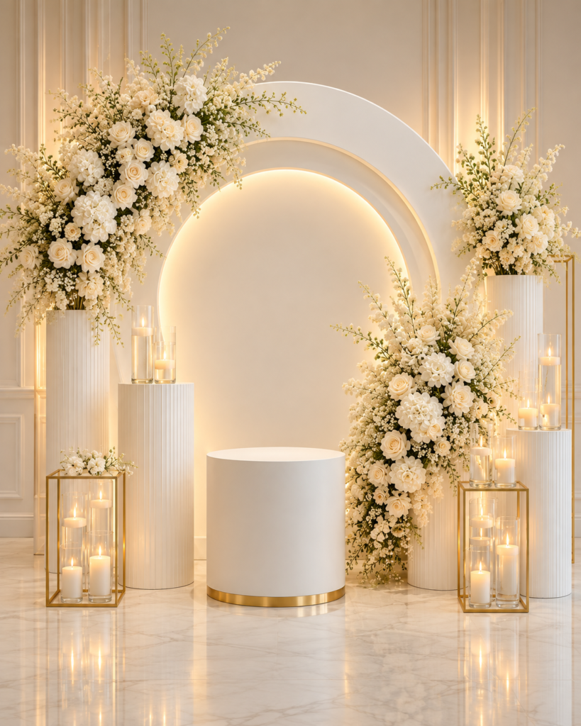Las Vegas event backdrop setup